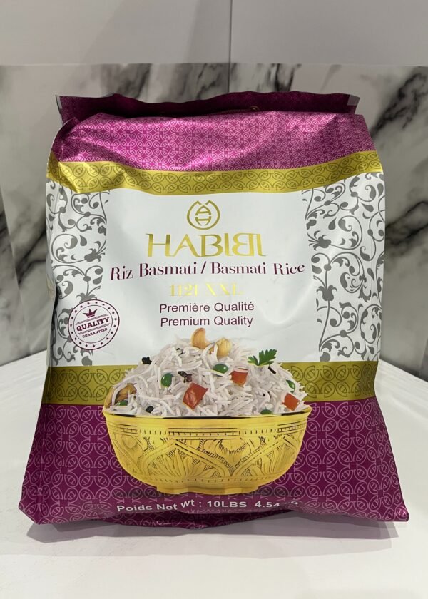 Habibi riz basmati (10lbs)