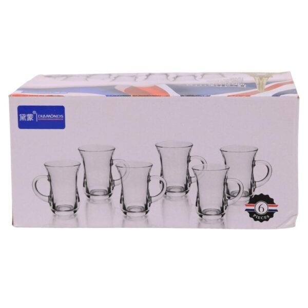 Delicate Verrerie tasse a the 6pieces